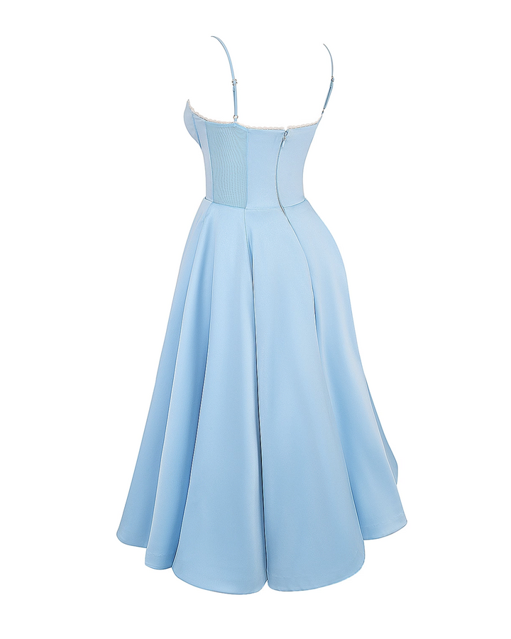 Ophira™ - Elegant Corset Midi Dress
