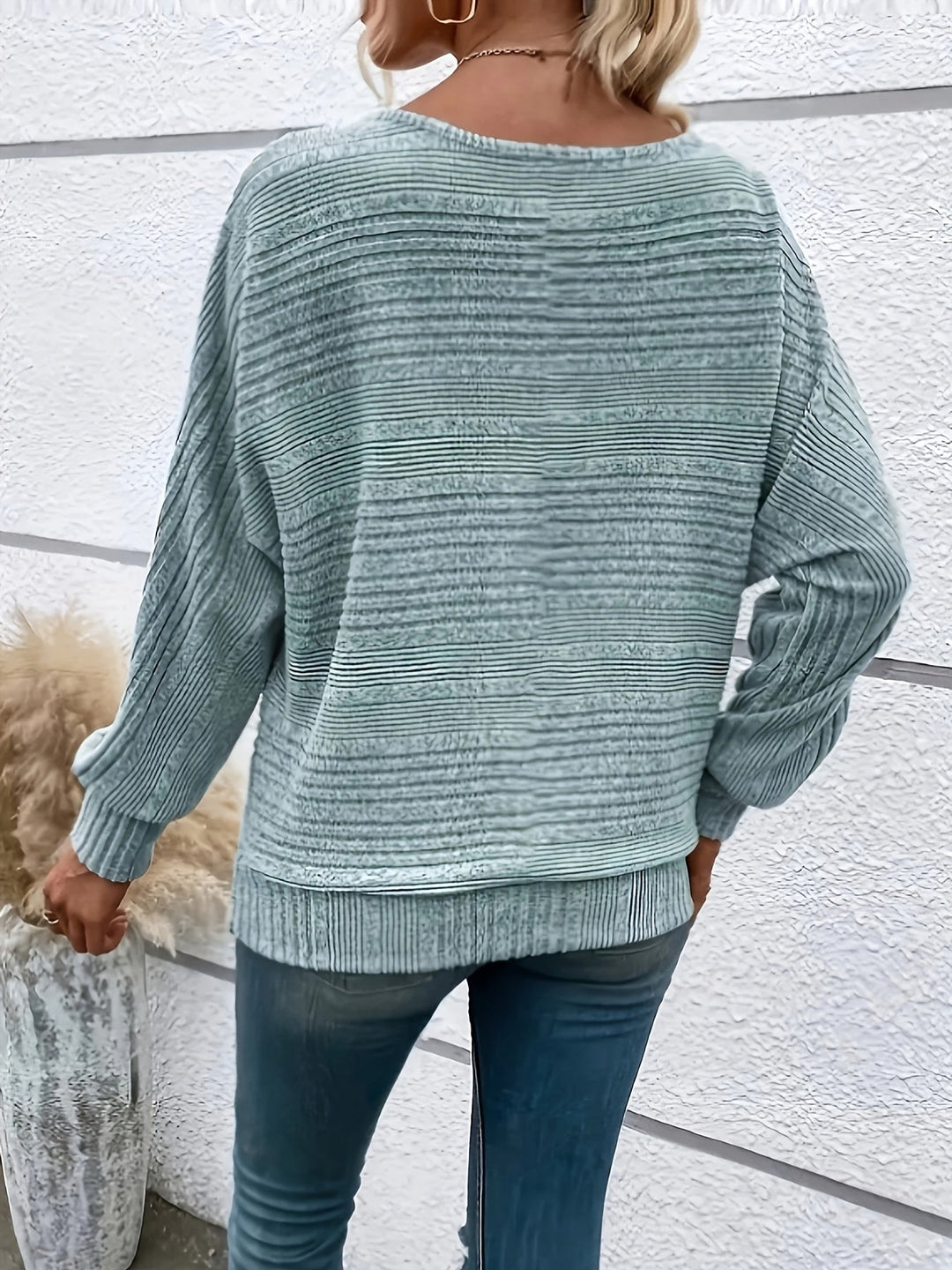 Sabine™ - Cozy Batwing Sleeve Sweater