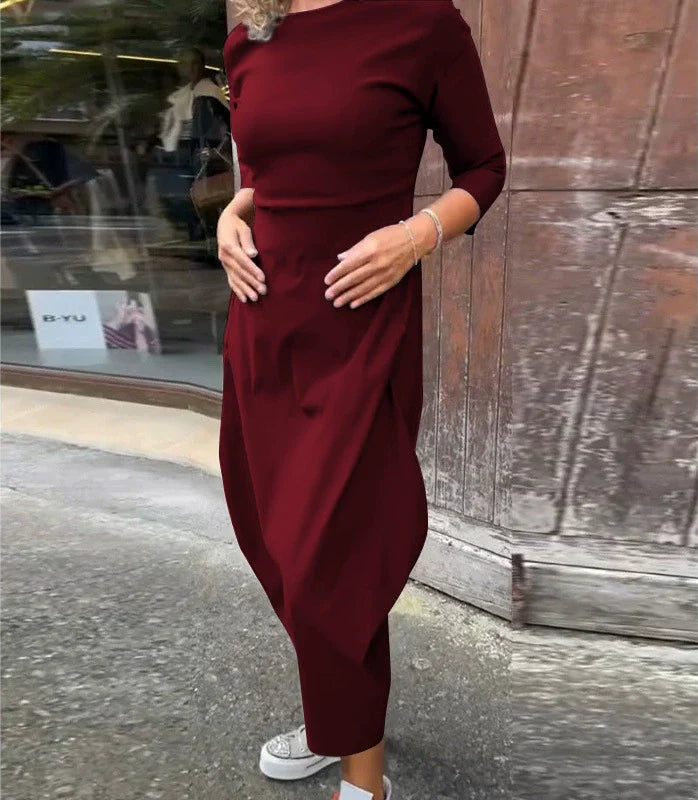 Elsbeth™ - Elegant Women's Dress With Pockets