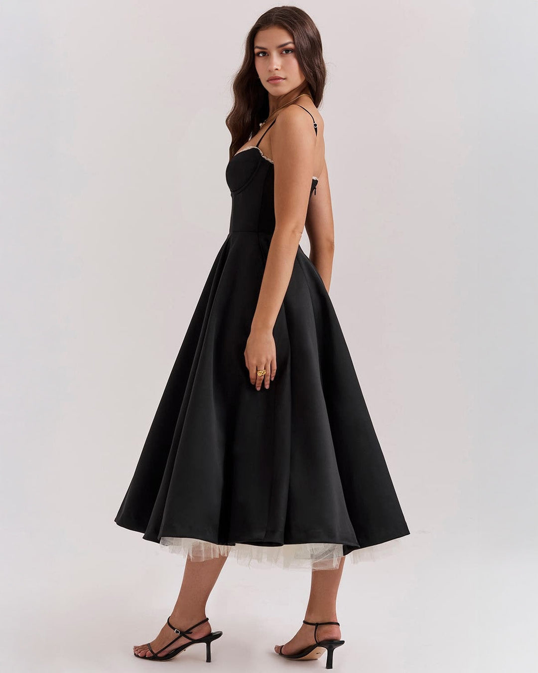 Ophira™ - Elegant Corset Midi Dress