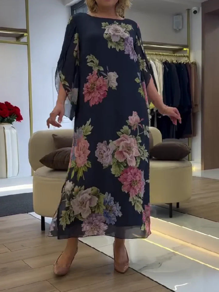 Lightweight floral print maxi dress for ultimate comfort