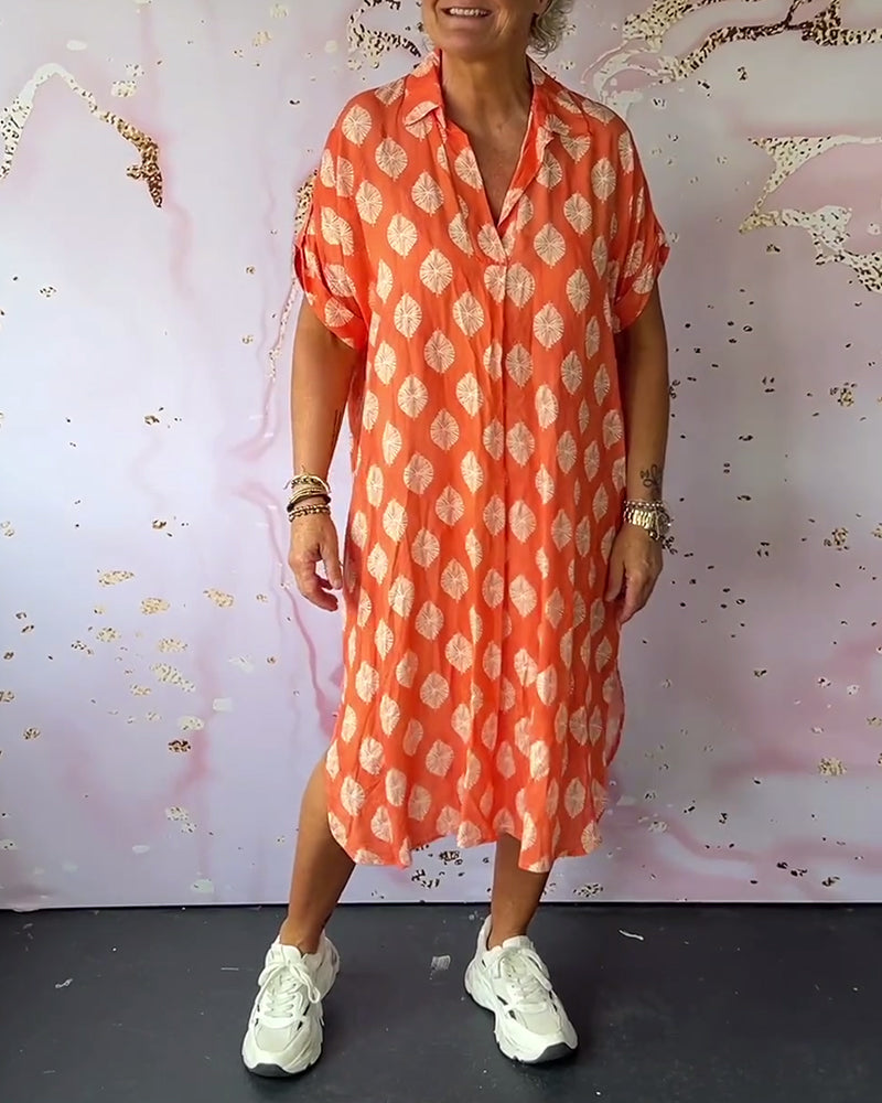 Dinie | Loose-fitting spring dress