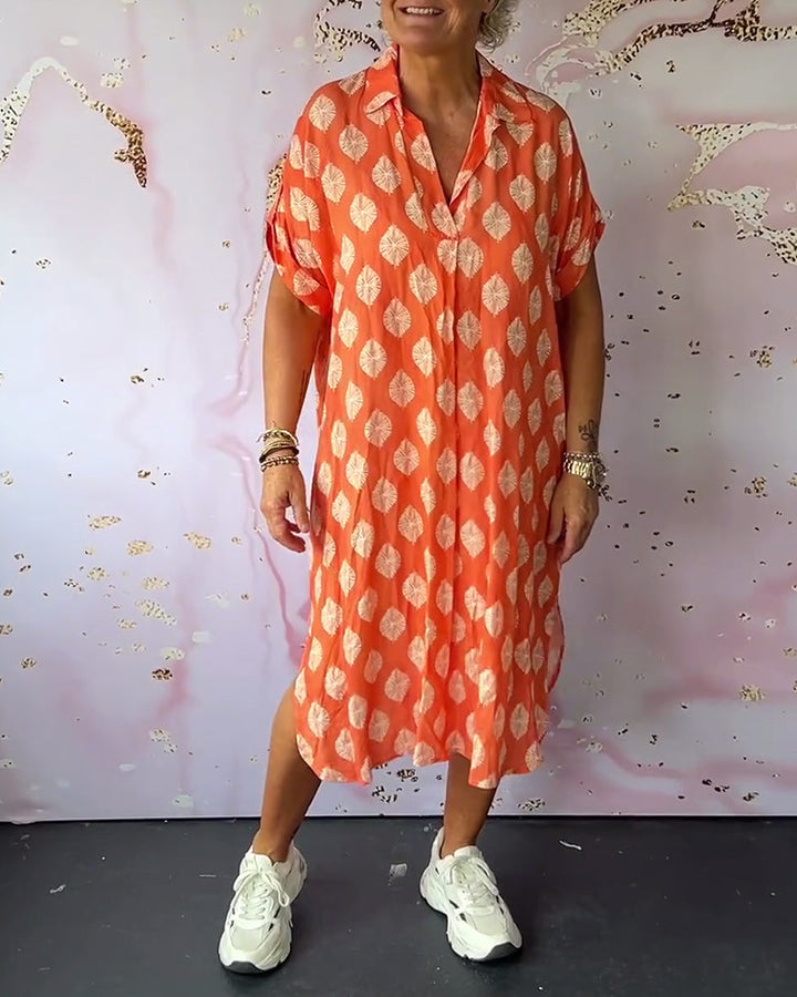 Dinie | Loose-fitting spring dress