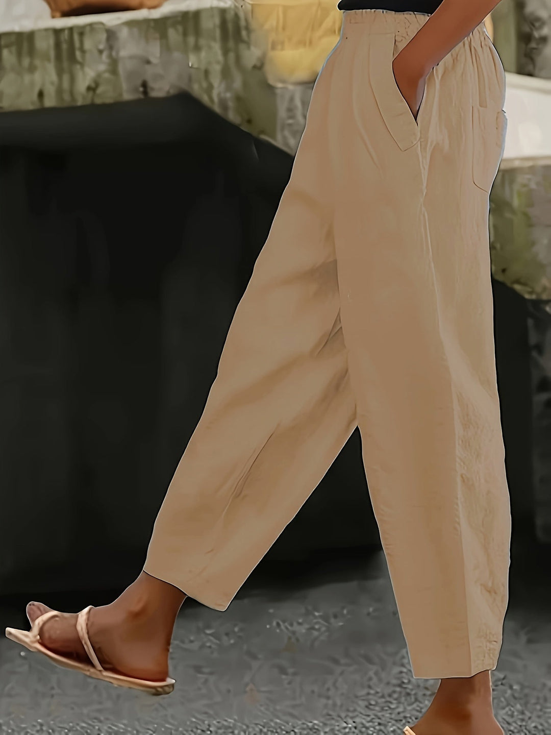 Rachel™ - Comfortable Capris with Elastic Waistband