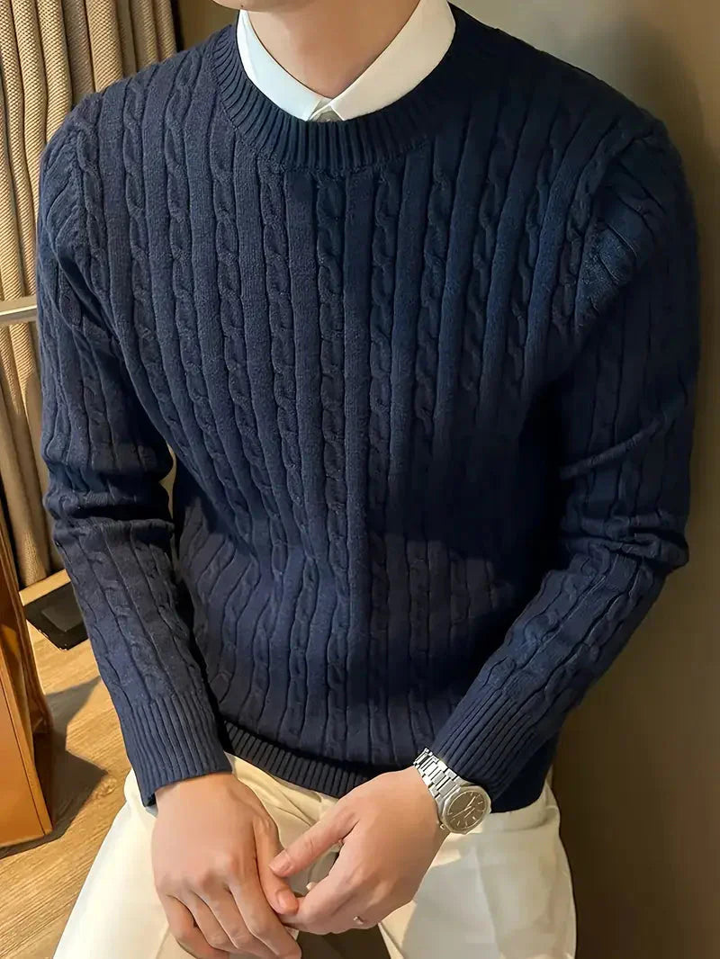 Brit & Boho™️ | Cable Knit Sweater