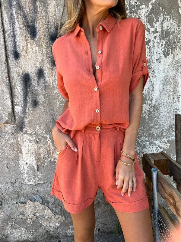 Noa - Two-Piece Linen Blend Set