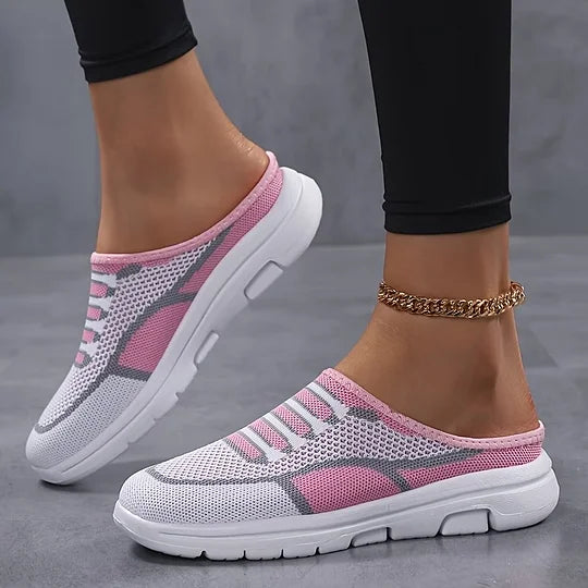Stylish and Breathable Women's Slip-On Mesh Sneakers