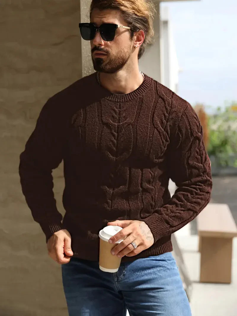 Brit & Boho™️ | Graphica Geo Knitted Jumper