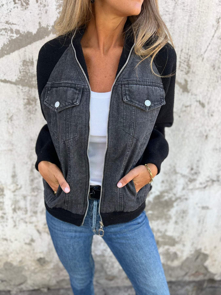 Madison™ – Casual Cotton Jacket with Zipper