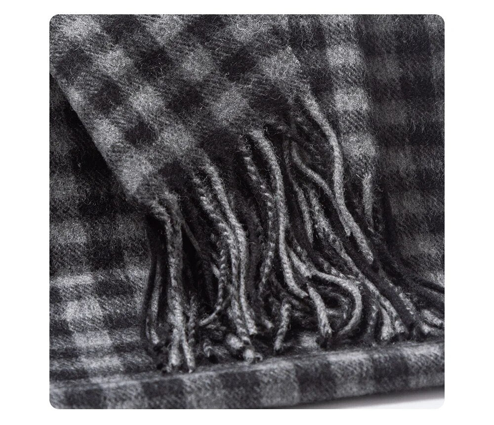 Luxus-Wollschal | warmer langer Schal