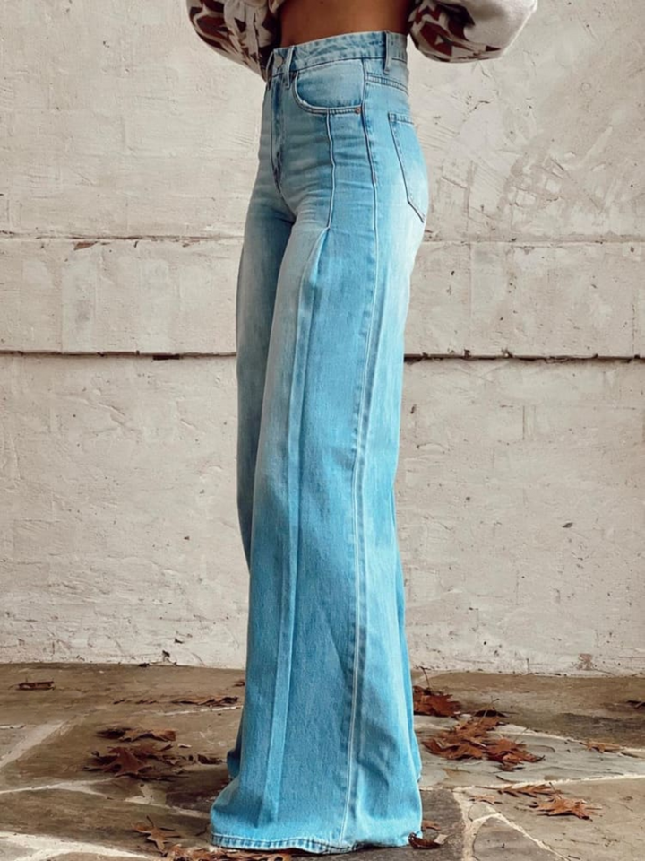 EDITH RELAXED WIDE-LEG TROUSERS