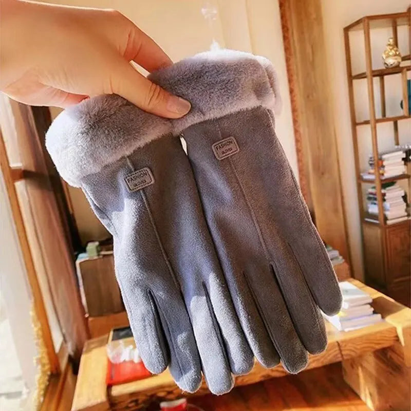 Warme Handschuhe mit Touchscreen