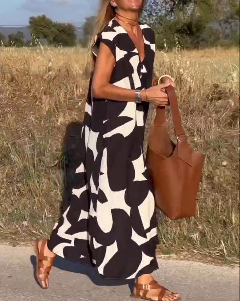 Kendall - Casual Abstract Dress