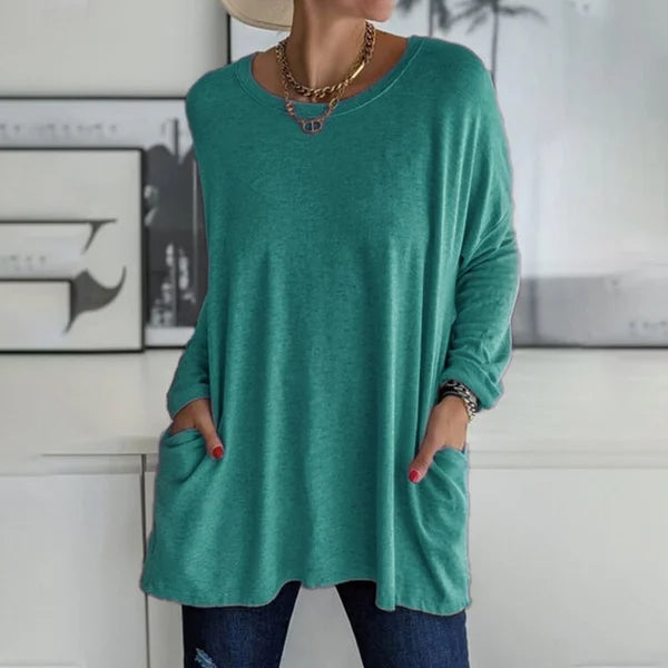 Aelira™ - Casual Long-Sleeve Shirt