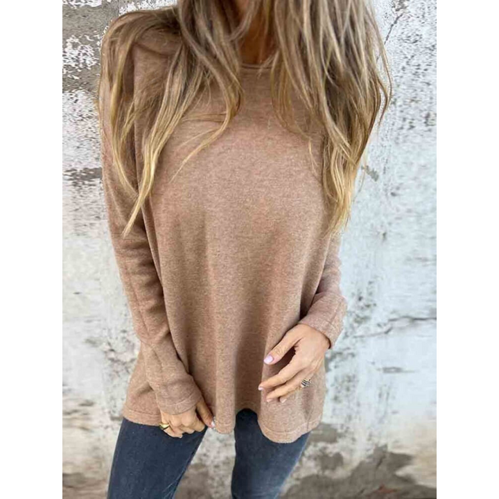 Sarah - Casual Knit Button-Up Shirt for Women