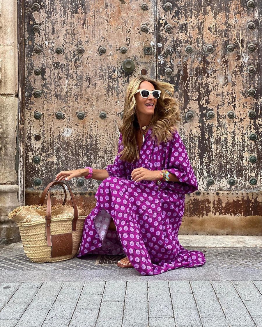 Elin | Boho Maxi Cotton Dress