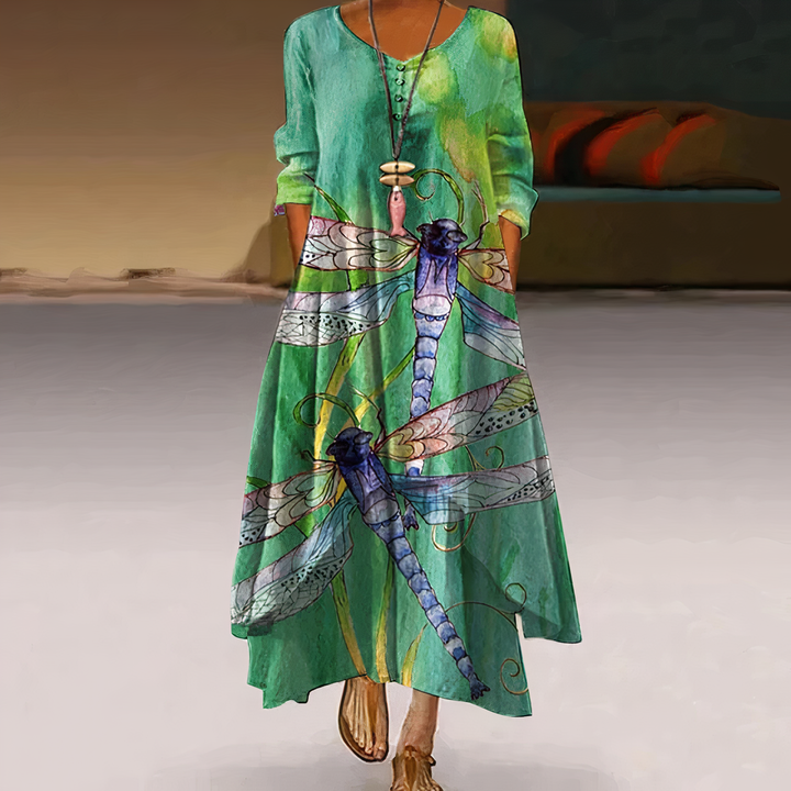 Félicie - Elegant dress with refined details and a flattering cut