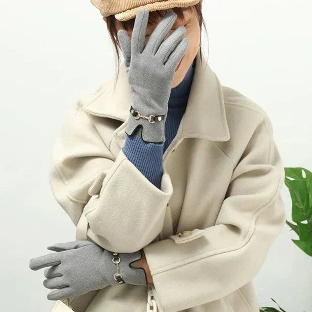 Damen Vintage Winterhandschuhe