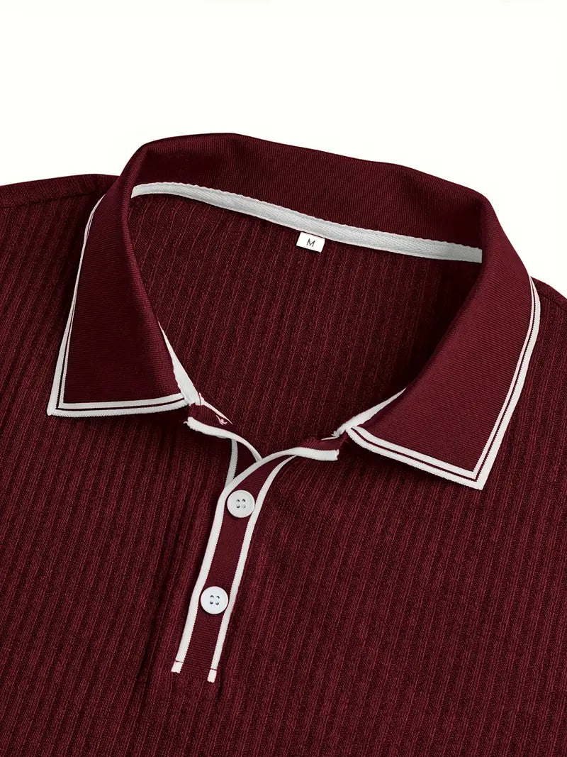 Emilio™ - Men's Tailored Ribbed Polo