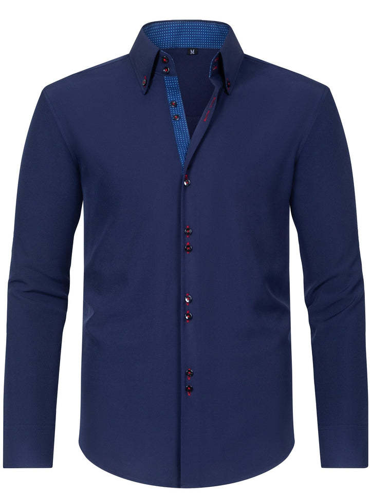Nico™ - Men's Shirt with Stylish Button-Up