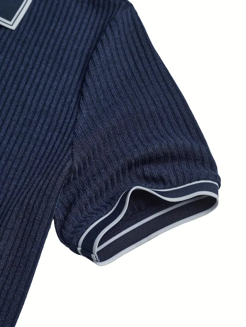Emilio™ - Men's Tailored Ribbed Polo