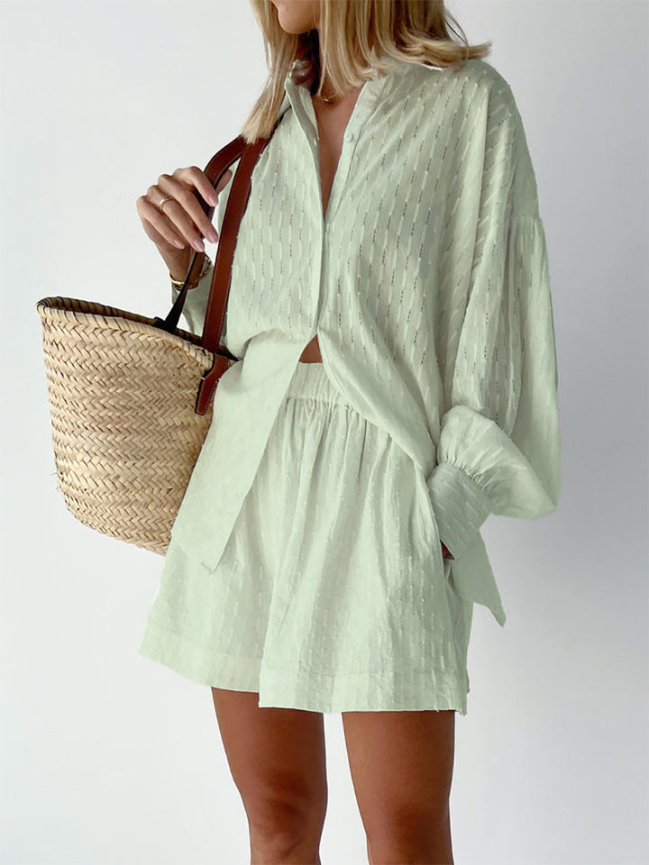 Elizabeth™ - Airy Shirt and Shorts Set