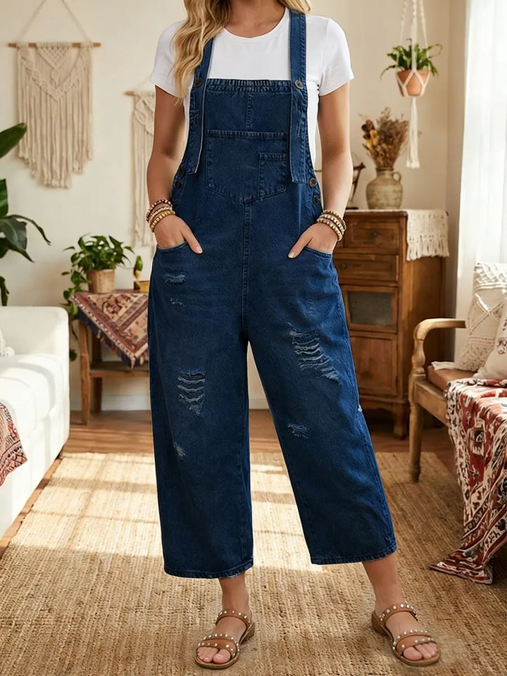 Aurevia | Vintage-look denim dungarees