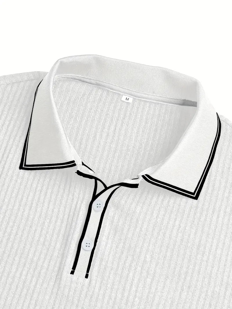 Emilio™ - Men's Tailored Ribbed Polo