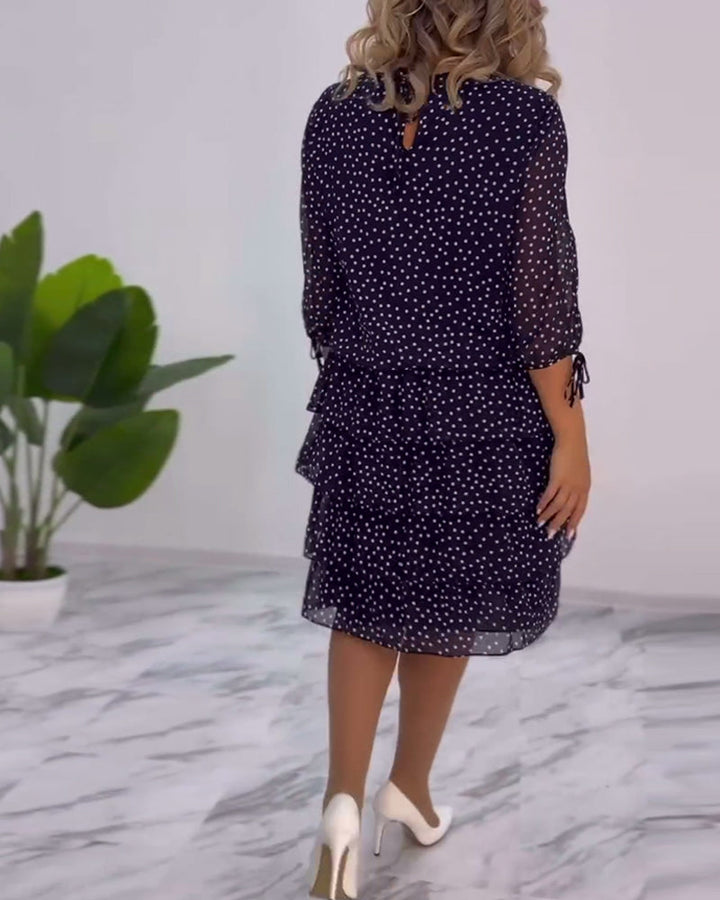 Tilly - Polka Dot Tiered Dress