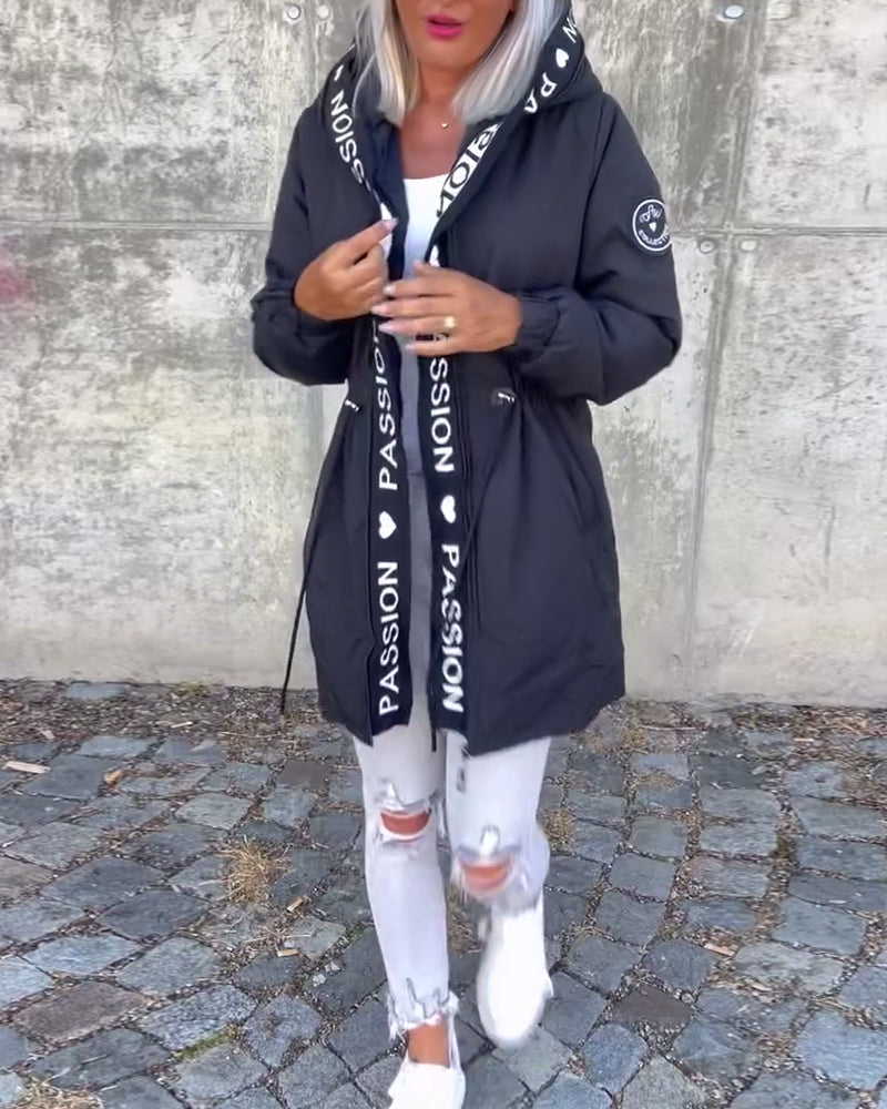 Alexa™ - Casual Hooded Coat