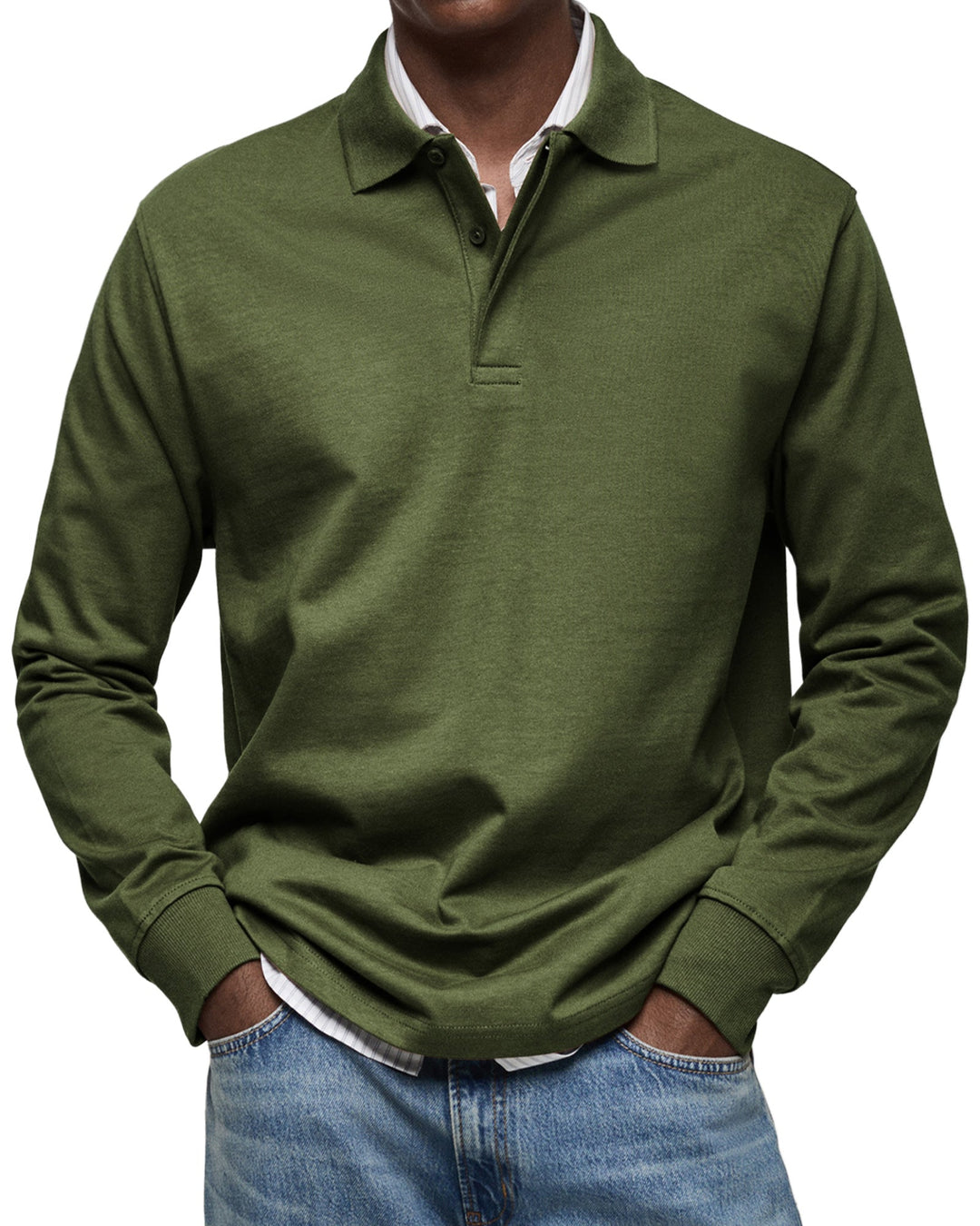 Alex™ - Long-Sleeved Casual Polo
