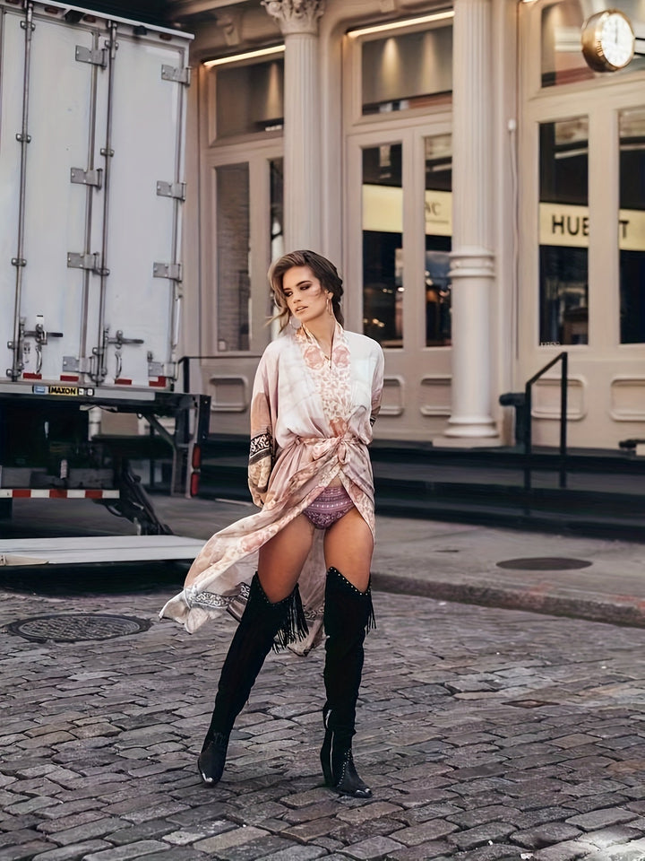 Isabella | Damen Maxi Kimono