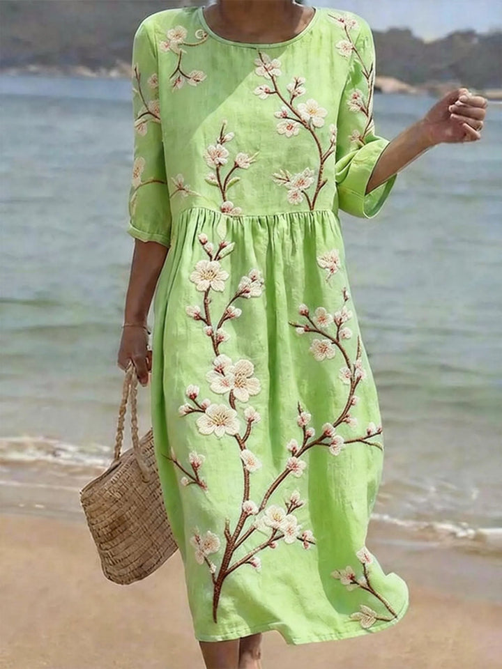 Caroline | Casual Dress with Elbow Sleeves