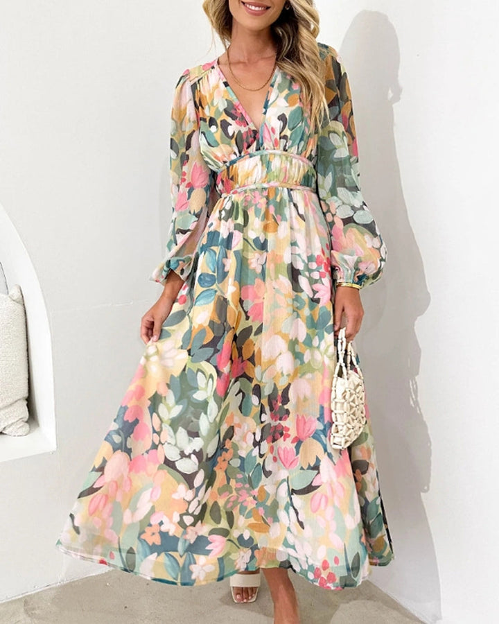 Sofie™ - Elegant Floral Dress