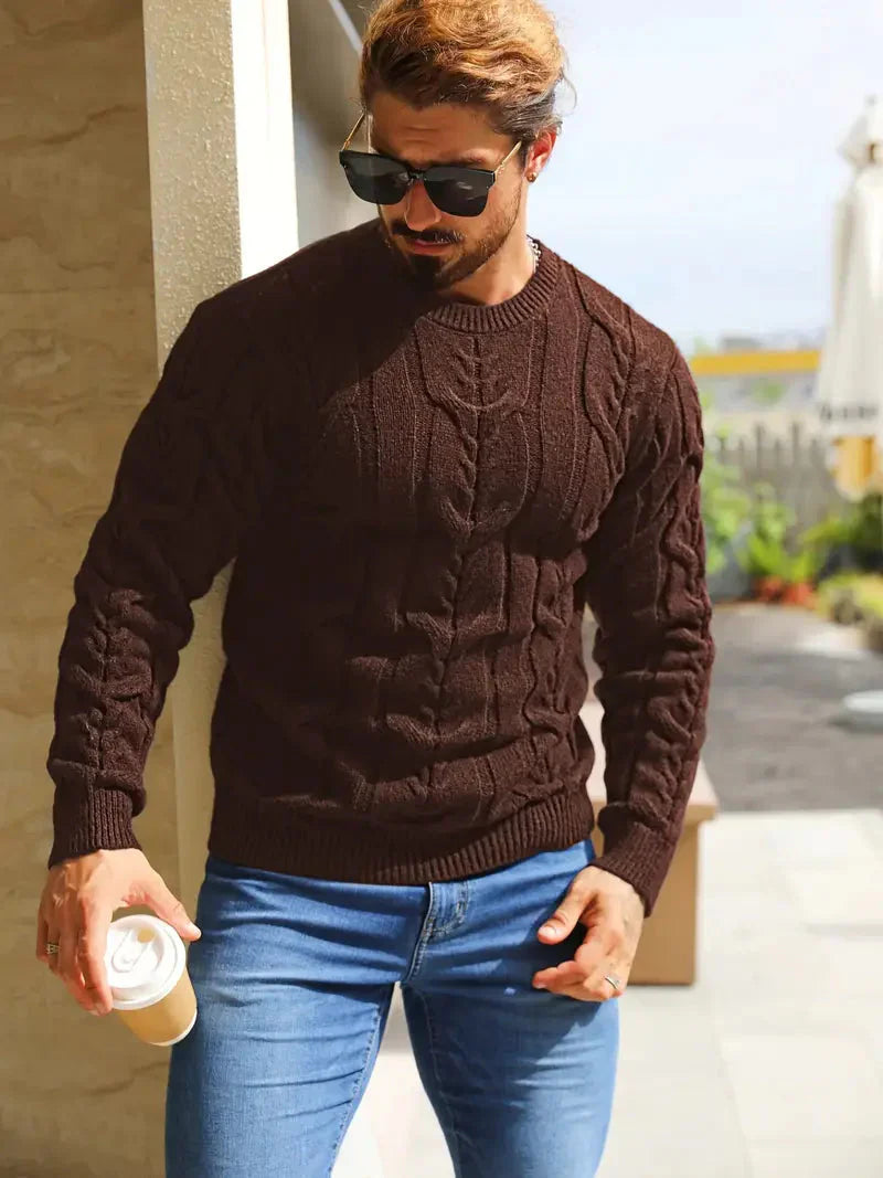 Brit & Boho™️ | Graphica Geo Knitted Jumper