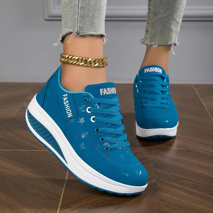 Breathable Platform Sneakers for Women's Fashion
