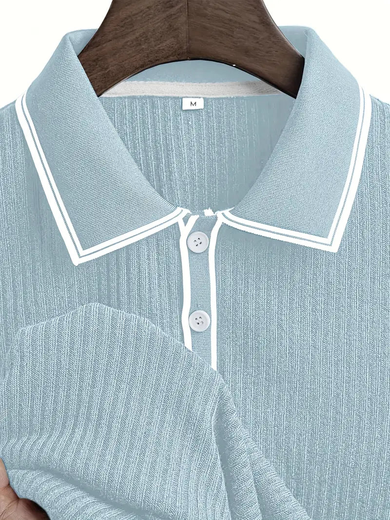 Emilio™ - Men's Tailored Ribbed Polo