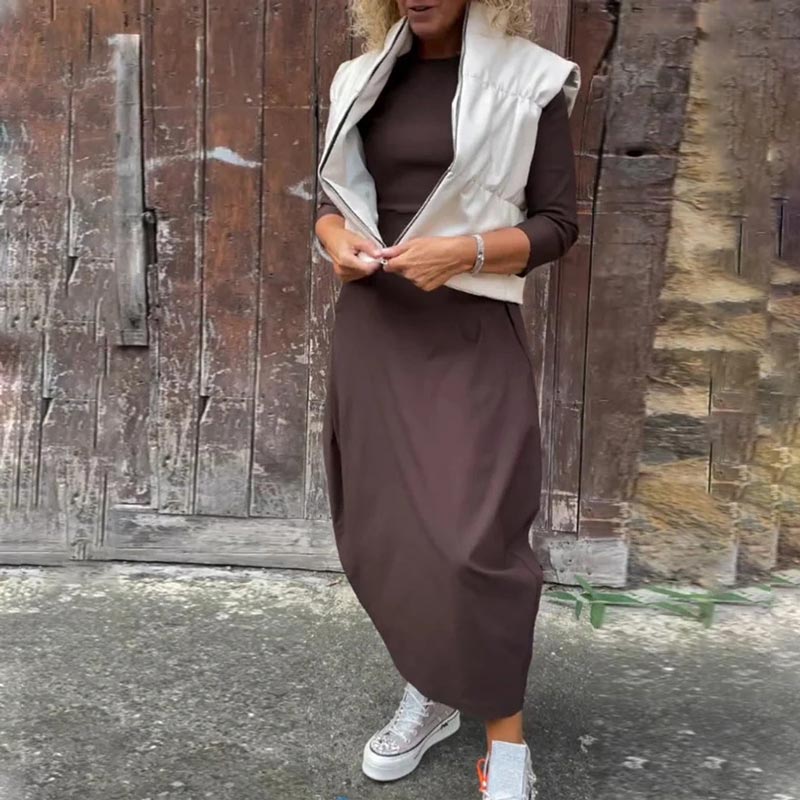 Elsbeth™ - Elegant Women's Dress With Pockets
