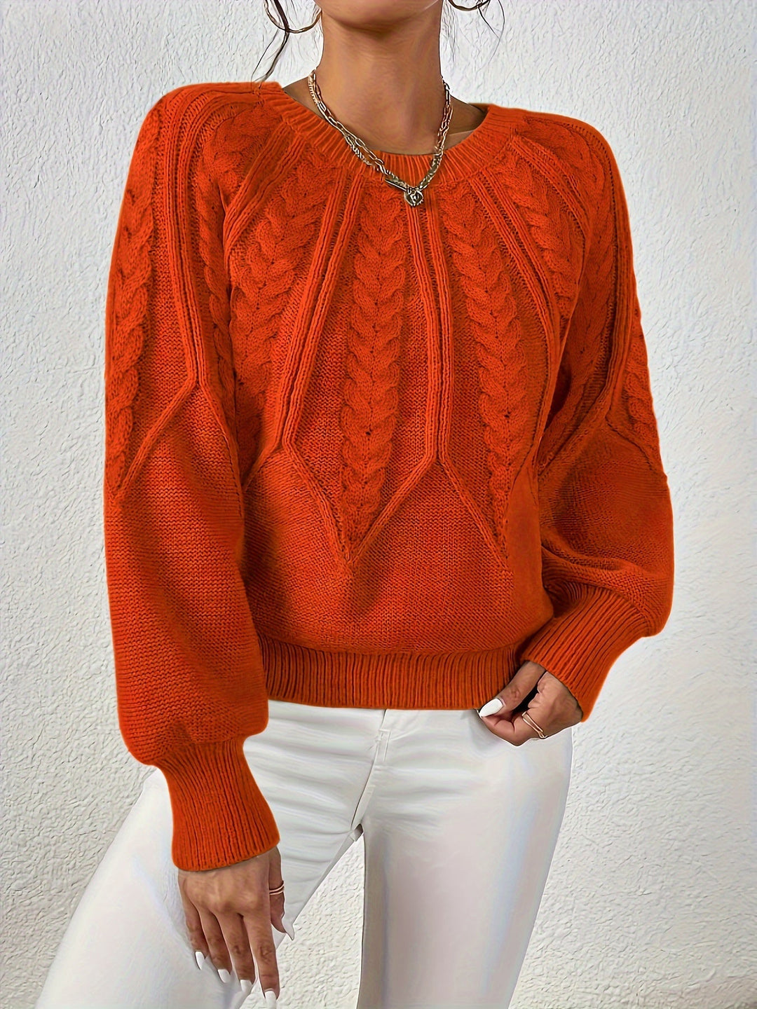 Jane™ - Elegant Long-Sleeved Sweater
