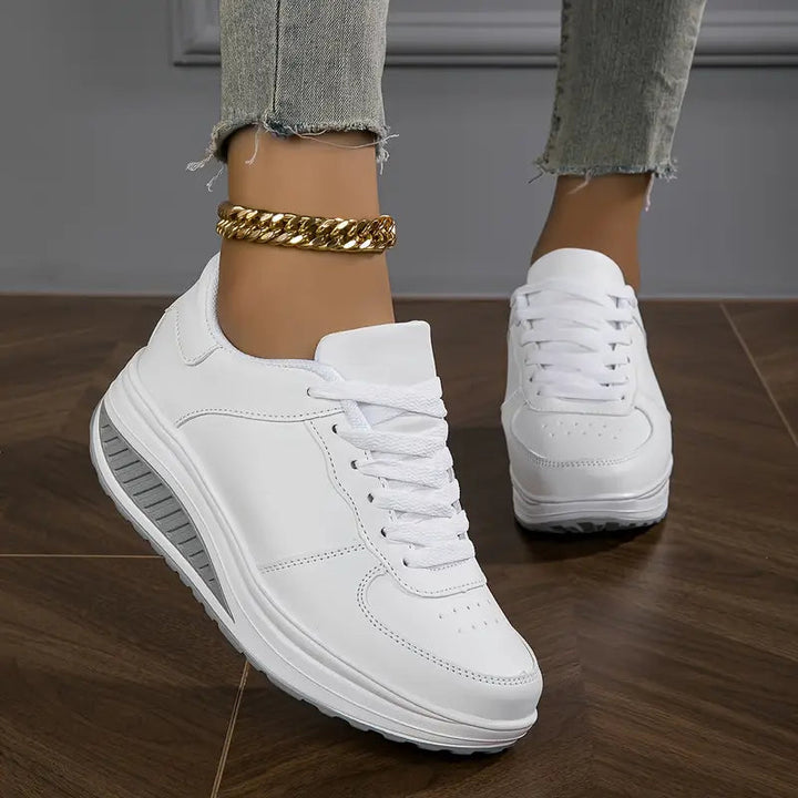 Breathable Platform Sneakers for Women's Fashion