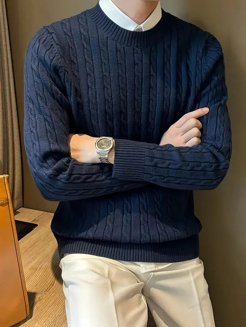Brit & Boho™️ | Cable Knit Sweater