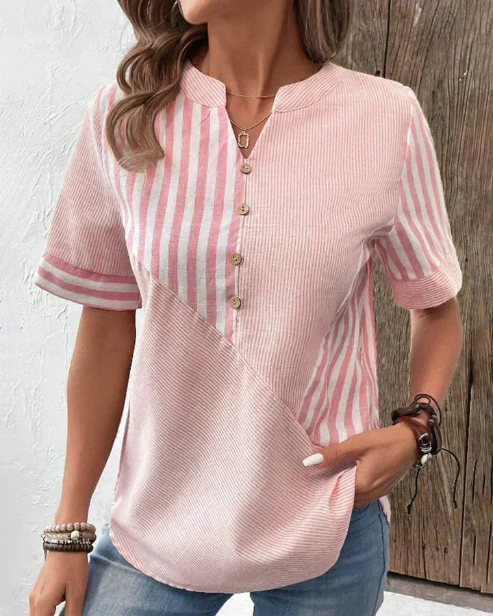 Lilac | Cozy Striped Top
