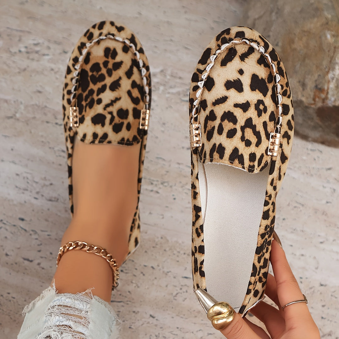 Jennifer | Leopard Print Slippers