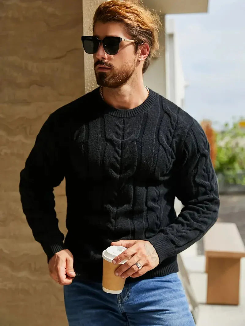 Brit & Boho™️ | Graphica Geo Knitted Jumper