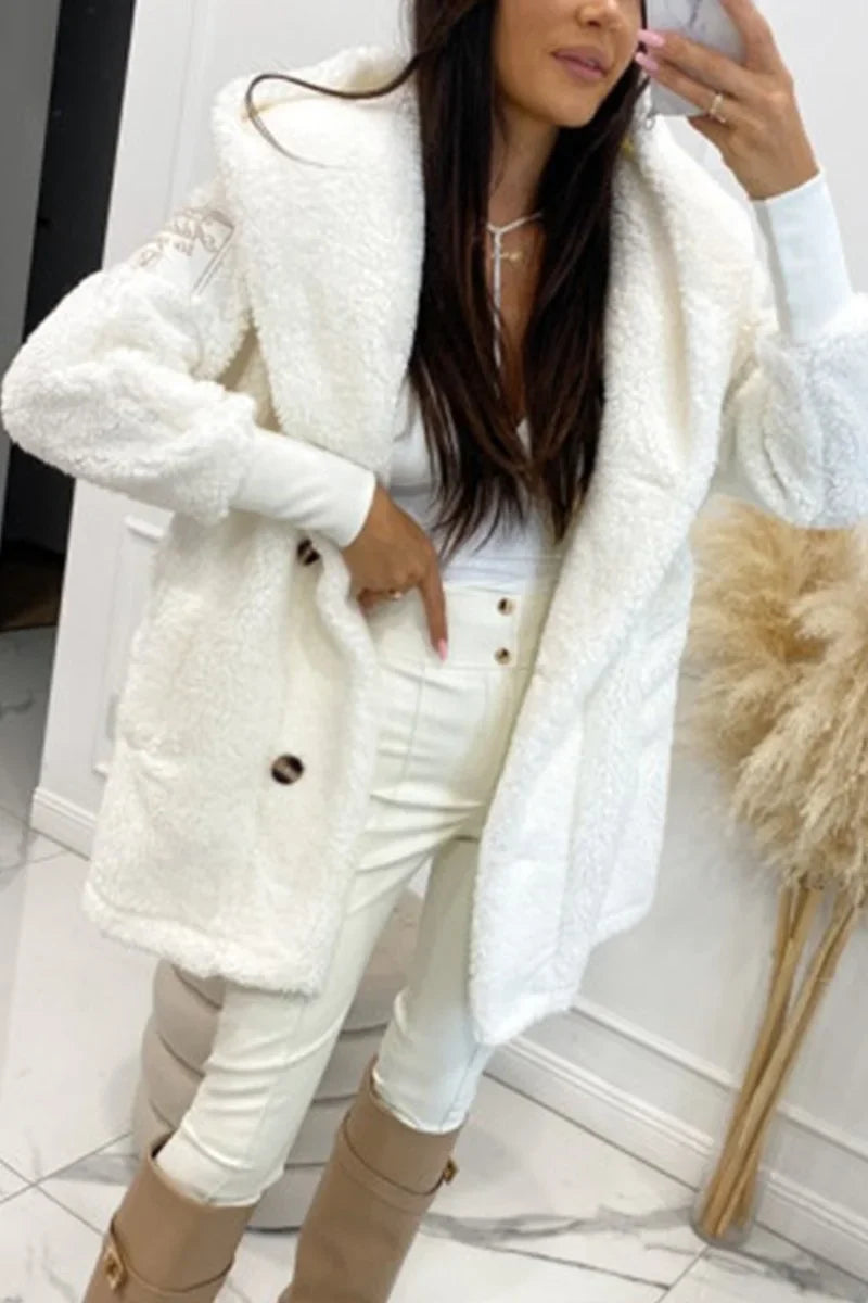 Sabrina - Women's Plush Hooded Jacket