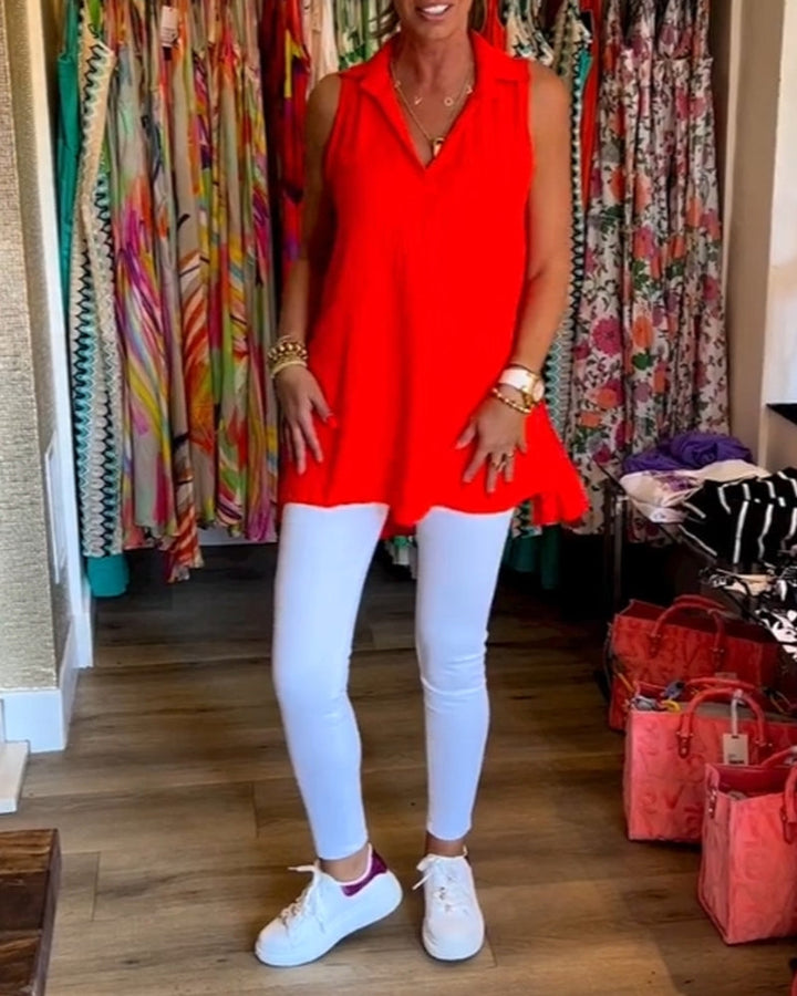 Alana™ - Timeless Ruffle-Free Top
