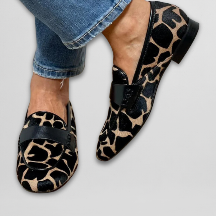 Mary | Leopard Print Loafers