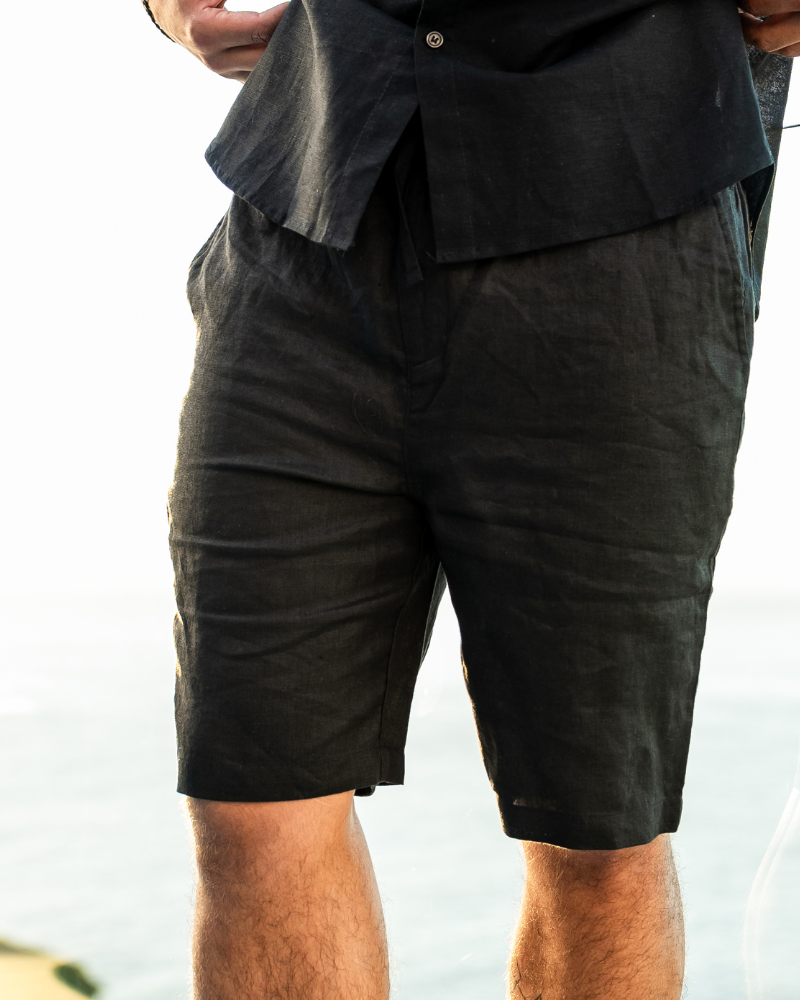 Lorenzo - Linen Summer Shorts