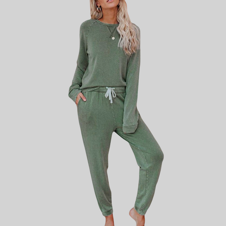 Josie™ - Casual Long-Sleeve and Sweatpants Set