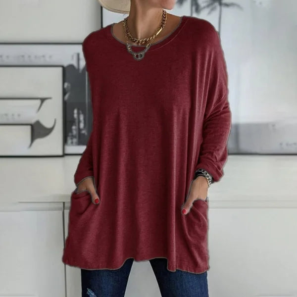 Aelira™ - Casual Long-Sleeve Shirt